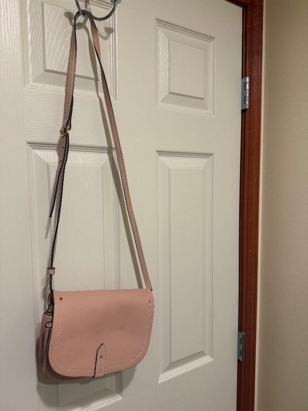 Market & Spruce Blush Pink Saddle Crossbody Bag Vegan Leather (Stitch Fix)